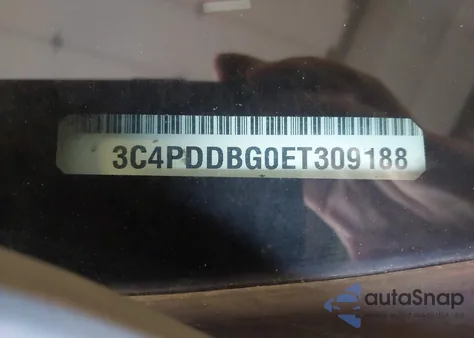 2014 Dodge Journey Sxt из США, поврежденный, VIN 3C4PDDBG0ET309188